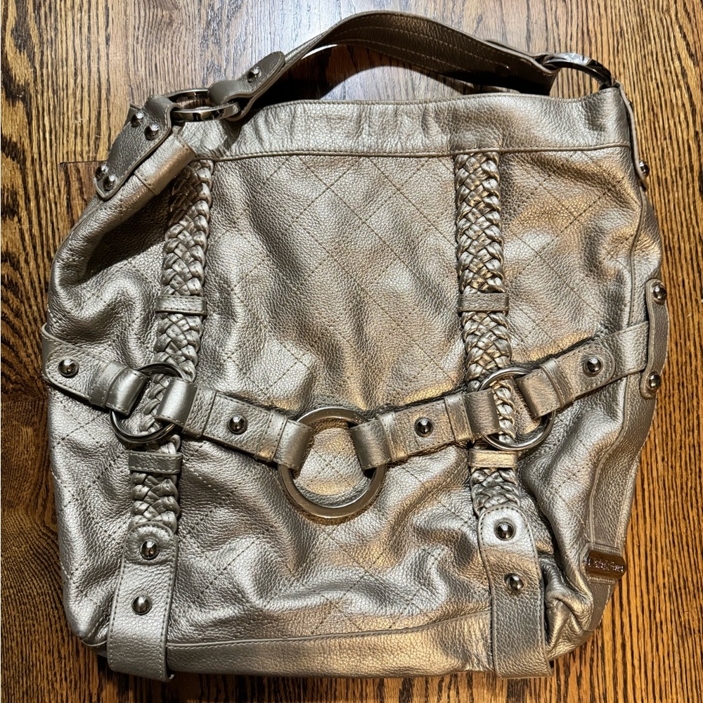 Isabella Fiore bag 2005-ish Gold w/ silver hardware Great condition w/ dust bag